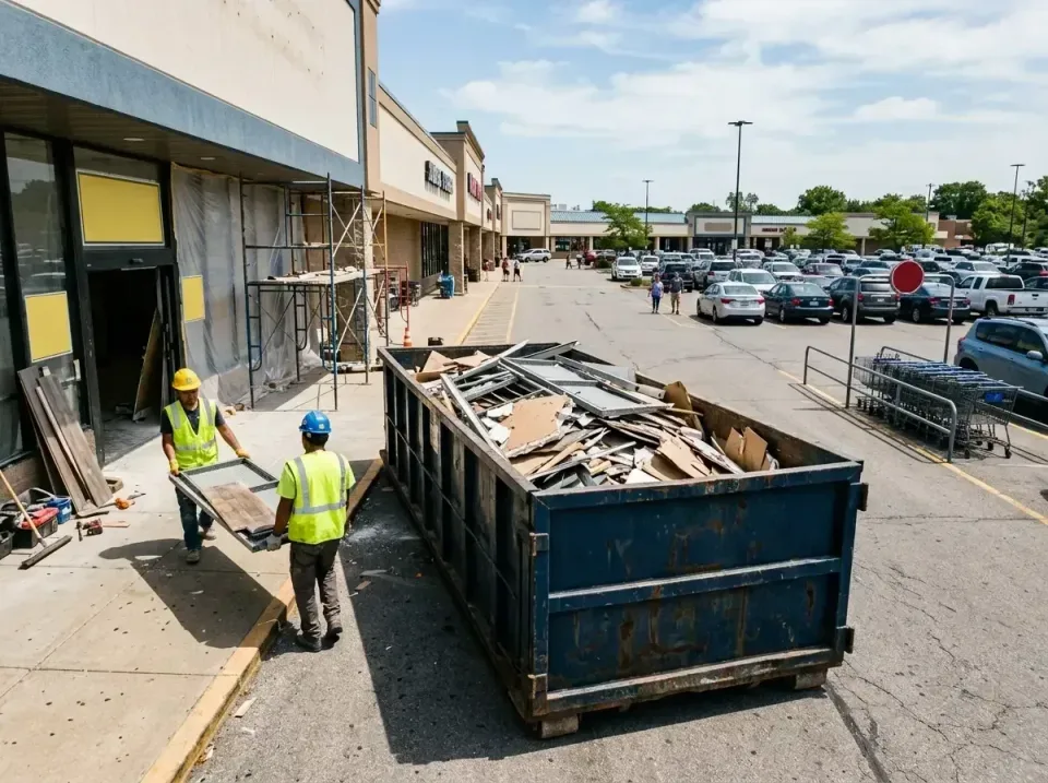 retail-store-renovation-debris-003 — frequently asked questions, Roll-off Dumpster Rentals in Harris Hill, NY
